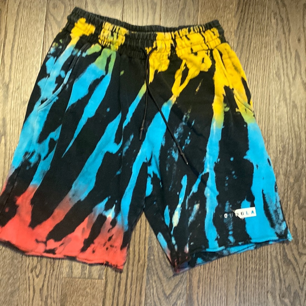 Young La Gym Shorts Tie Dye